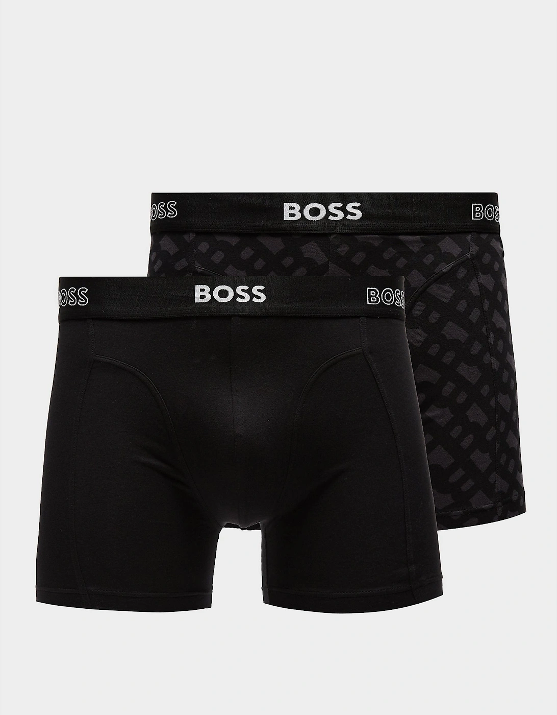 Mens Initial Logo Boxer Shorts 2 Pack, 4 of 3