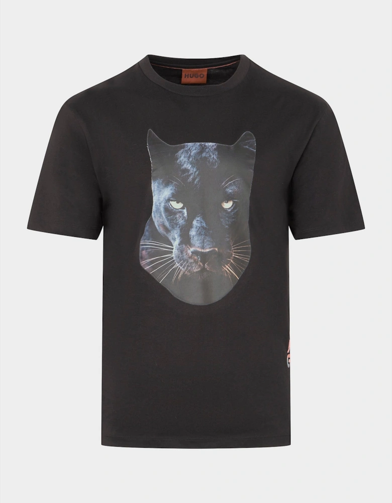 Mens Deetah Panther Print T-Shirt
