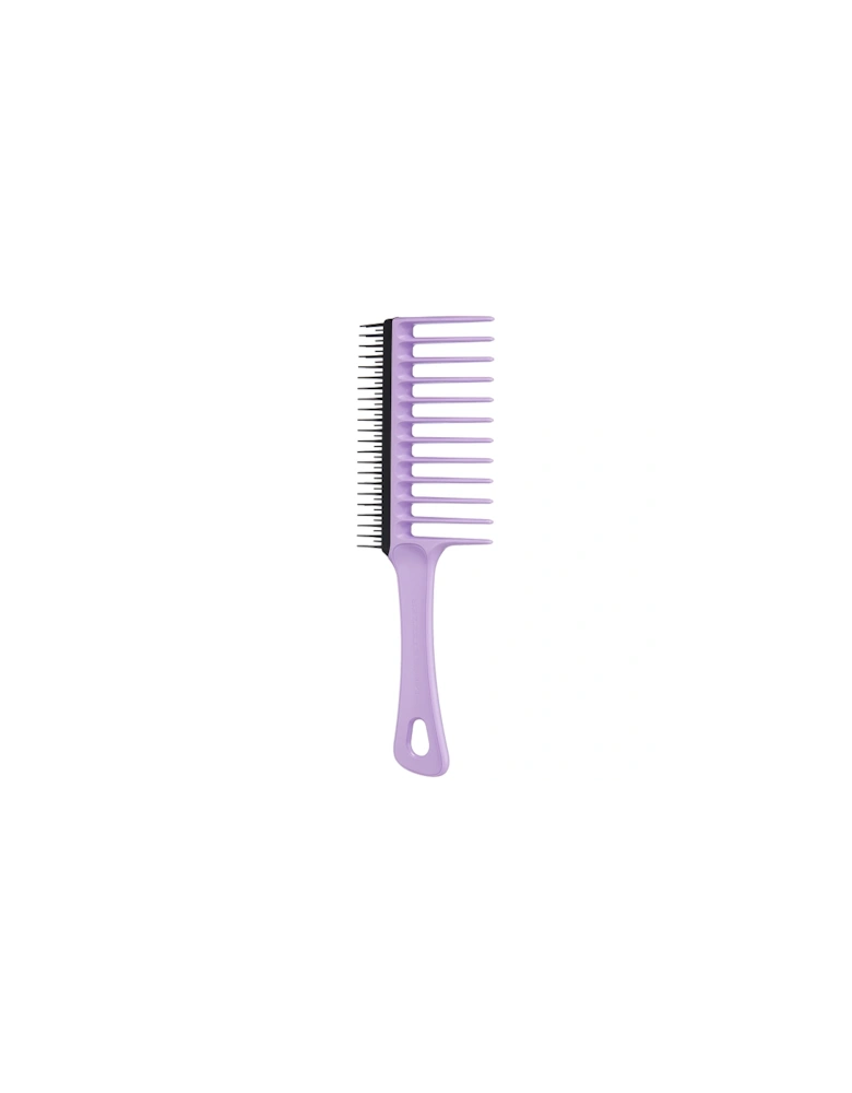 Wide Tooth Comb - Lilac/Black