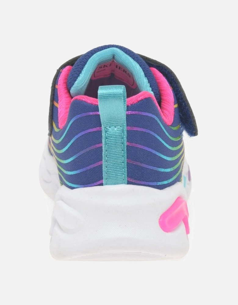 Wavy Beams Lights Girls Sports Trainers