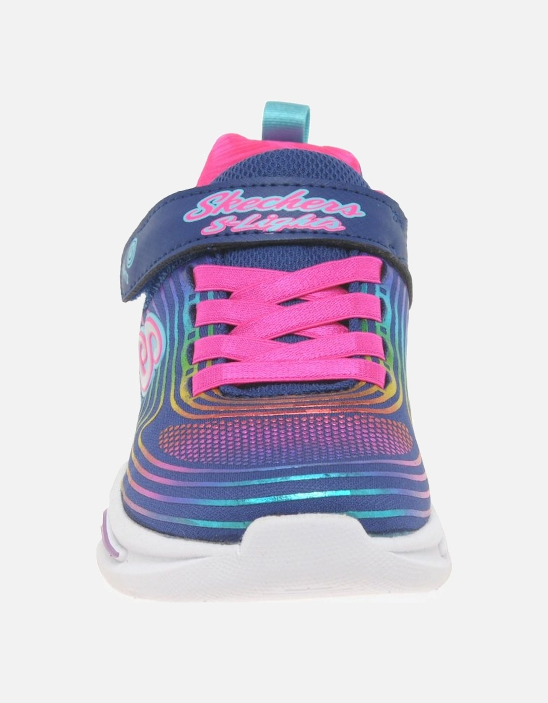 Wavy Beams Lights Girls Sports Trainers