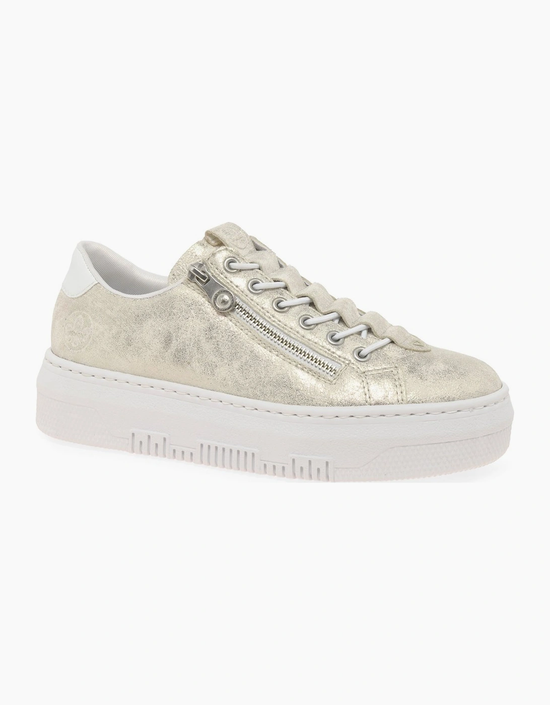 Rieker Women's Fascinate Womens Trainers - Gold - Size: 6.5