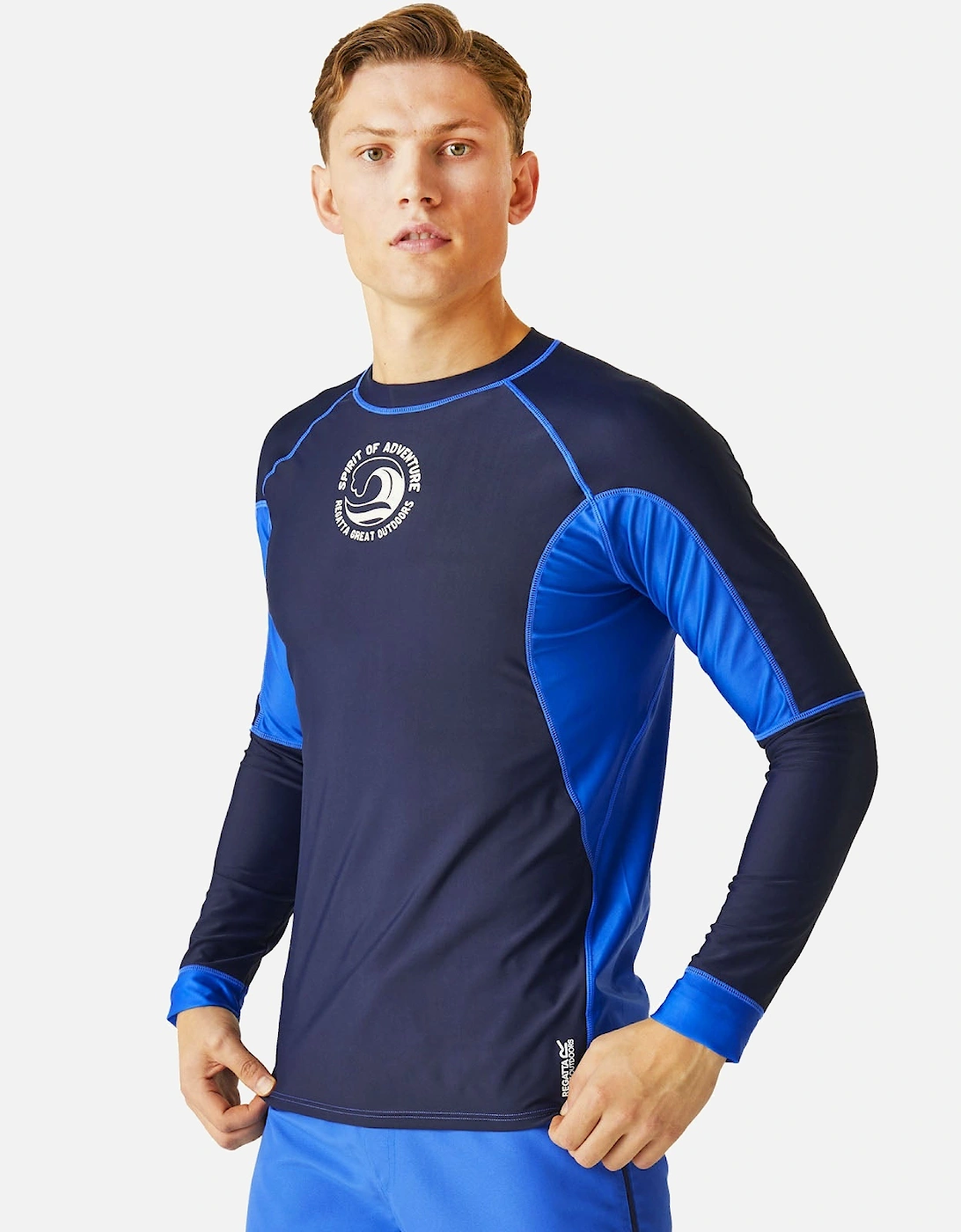 Mens Long Sleeve Rash Vest, 10 of 9