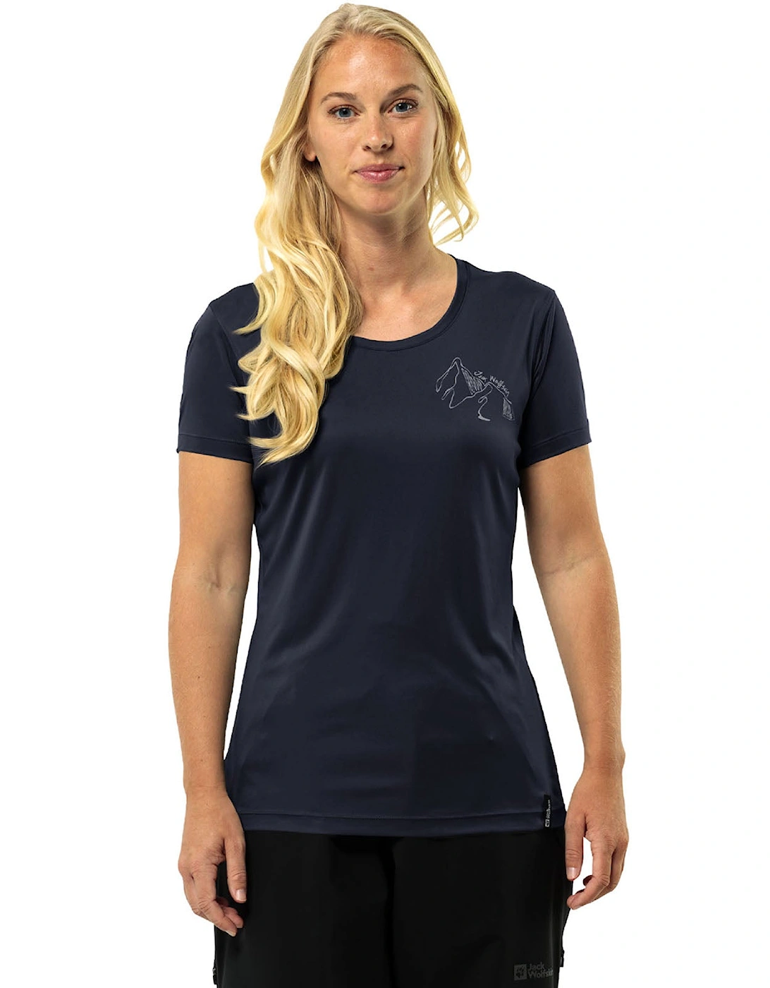Womens Peak Graphic Short Sleeve T-Shirt, 8 of 7