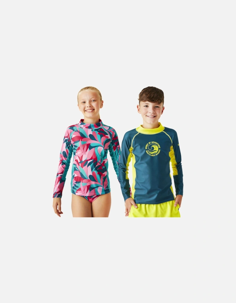 Kids Hoku II Long Sleeve UV Protect Rash Vest