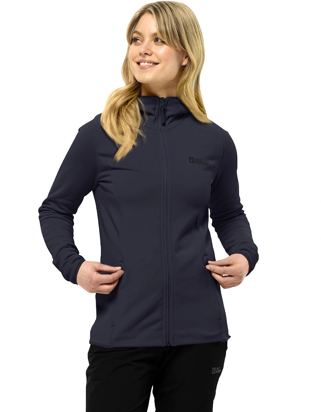 Womens Baiselberg Outdoor Full Zip Hooded Fleece Jacket, 10 of 9