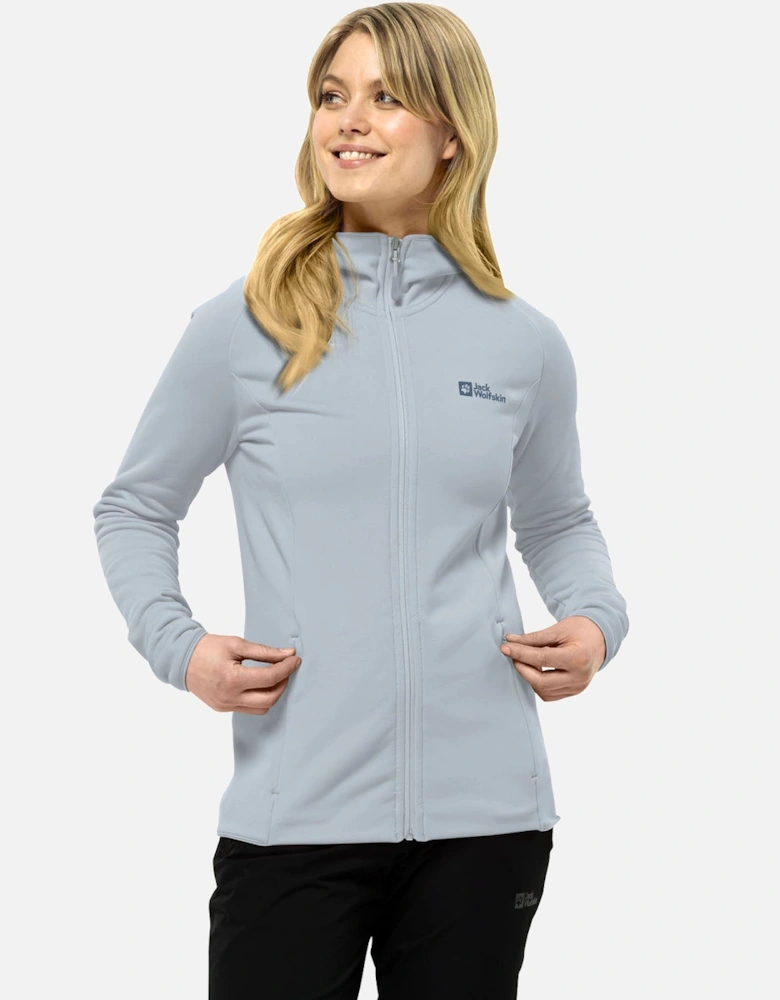 Womens Baiselberg Outdoor Full Zip Hooded Fleece Jacket