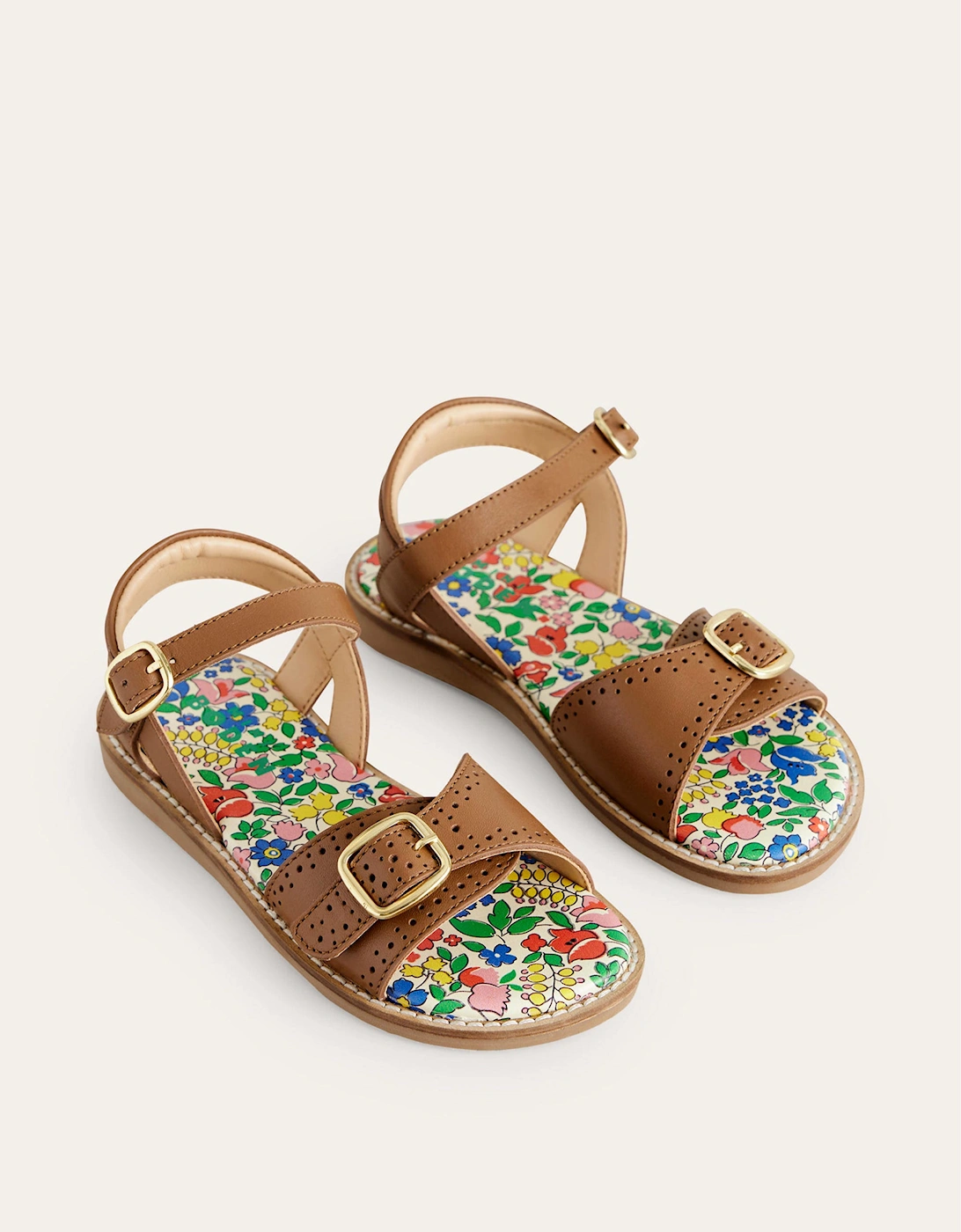 Leather Buckle Sandals, 2 of 1
