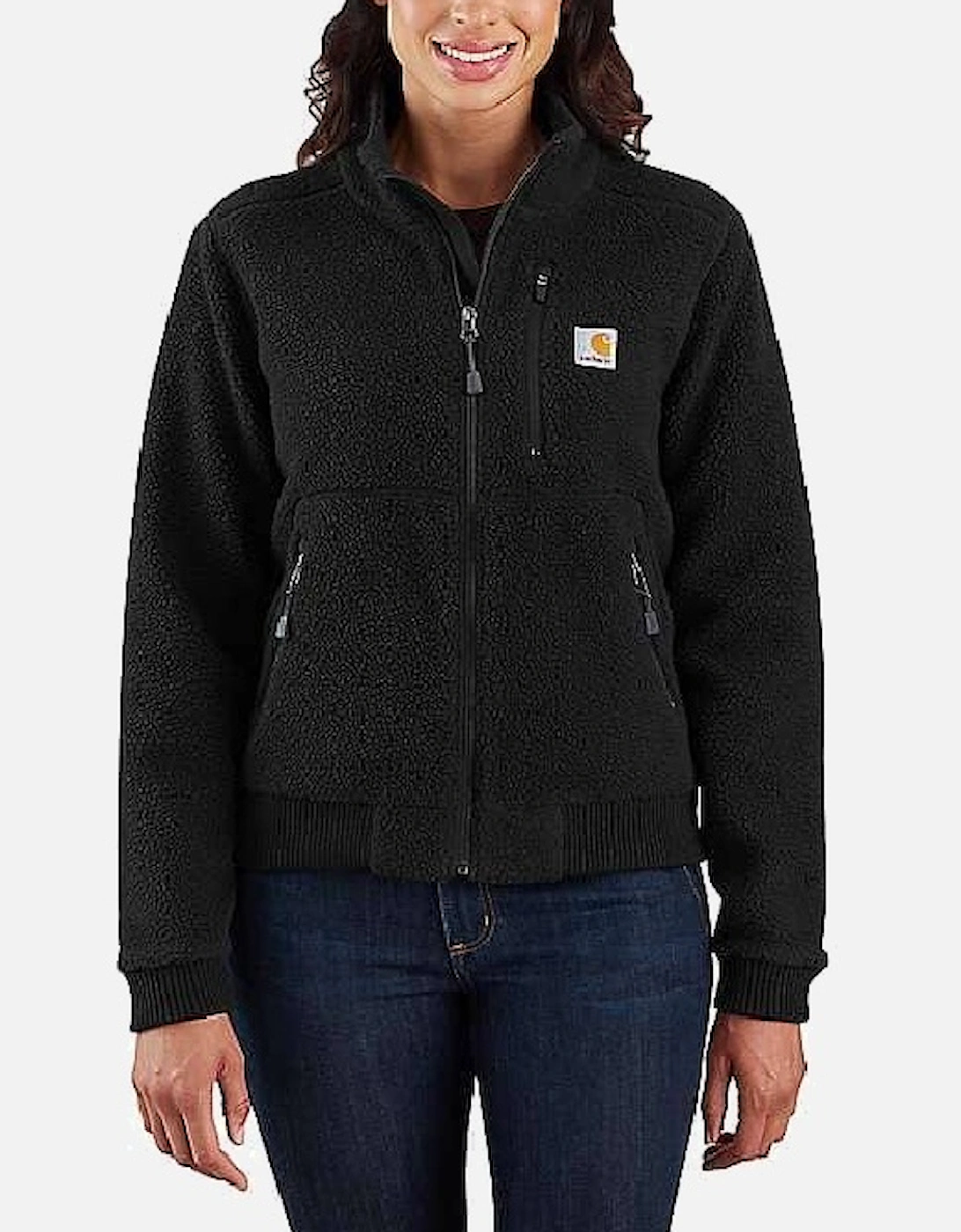 Carhartt Women's Fleece Jacket Black, 3 of 2