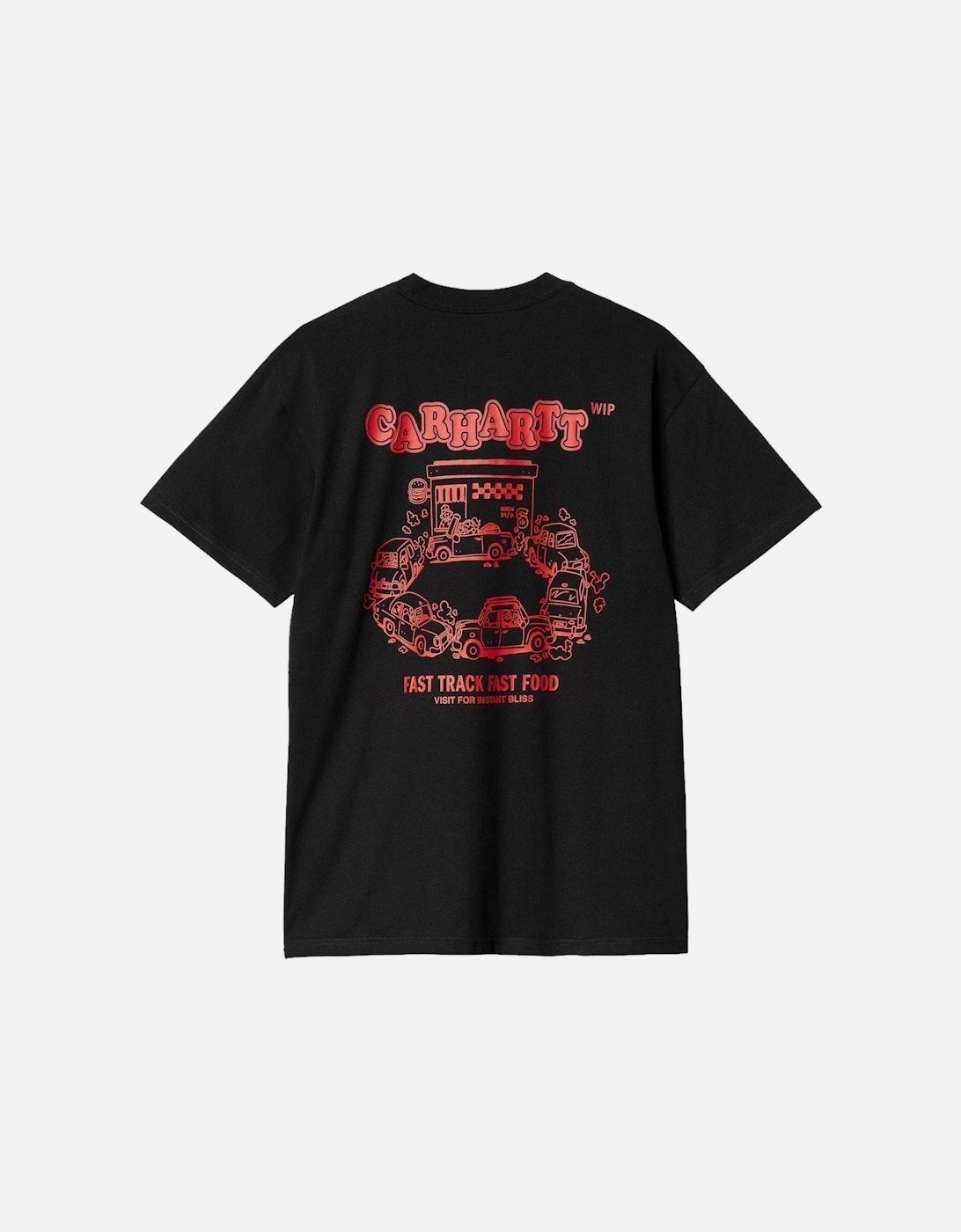 Fast Food T-Shirt - Black/Red, 6 of 5
