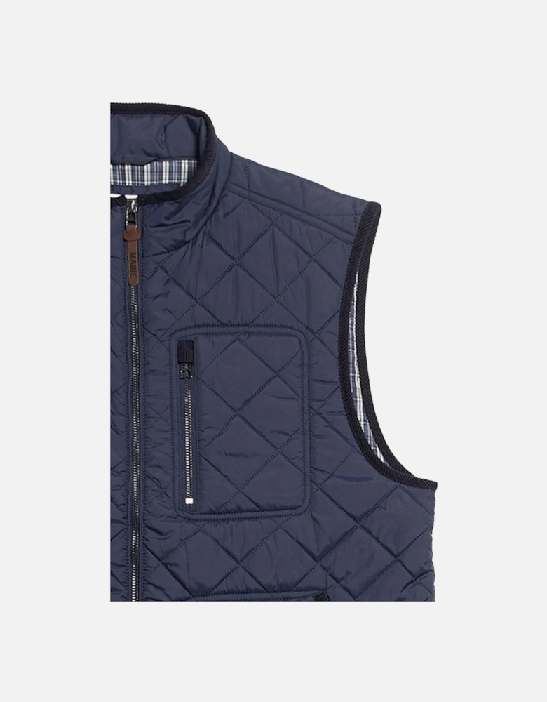 Mens Quilted Lightweight Tailored Gilet
