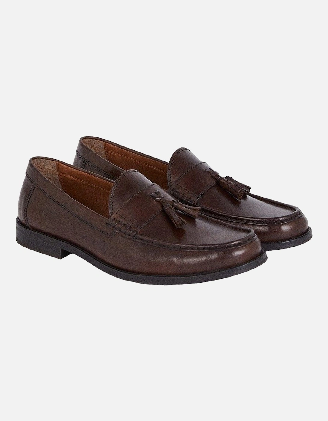 Mens 1904 Tassel Leather Penny Loafers, 5 of 4