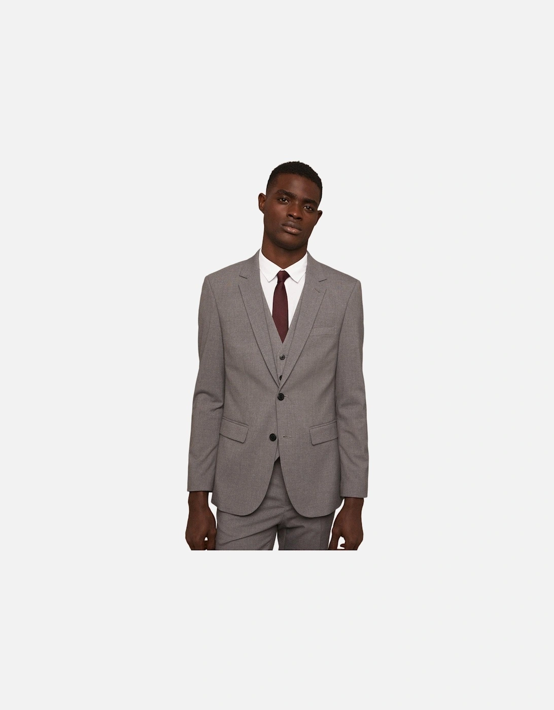 Mens Essential Plus Tailored Suit Jacket, 4 of 3