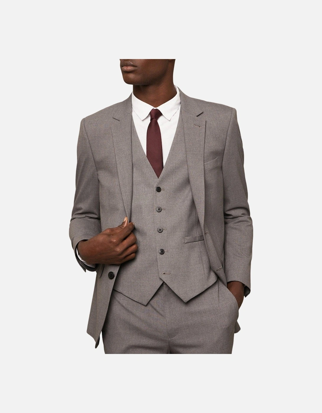 Mens Essential Plus Tailored Suit Jacket