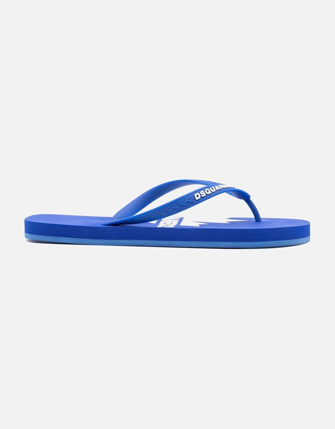 Branded Flip Flops Blue, 5 of 4