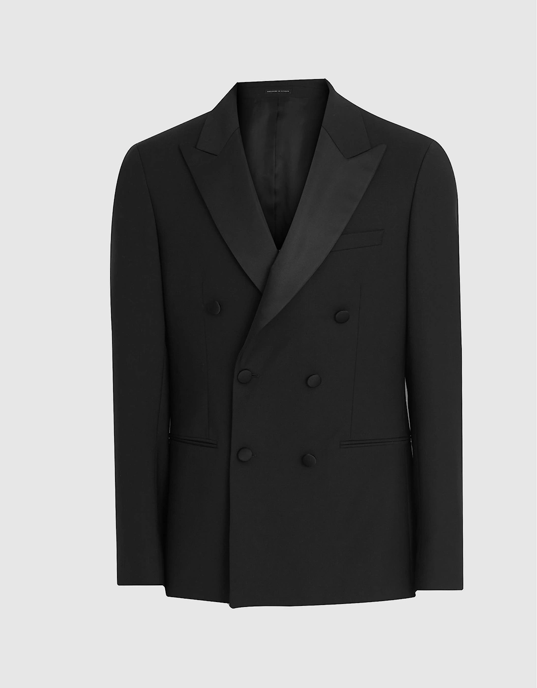 Satin Double Breasted Tuxedo Jacket, 2 of 1