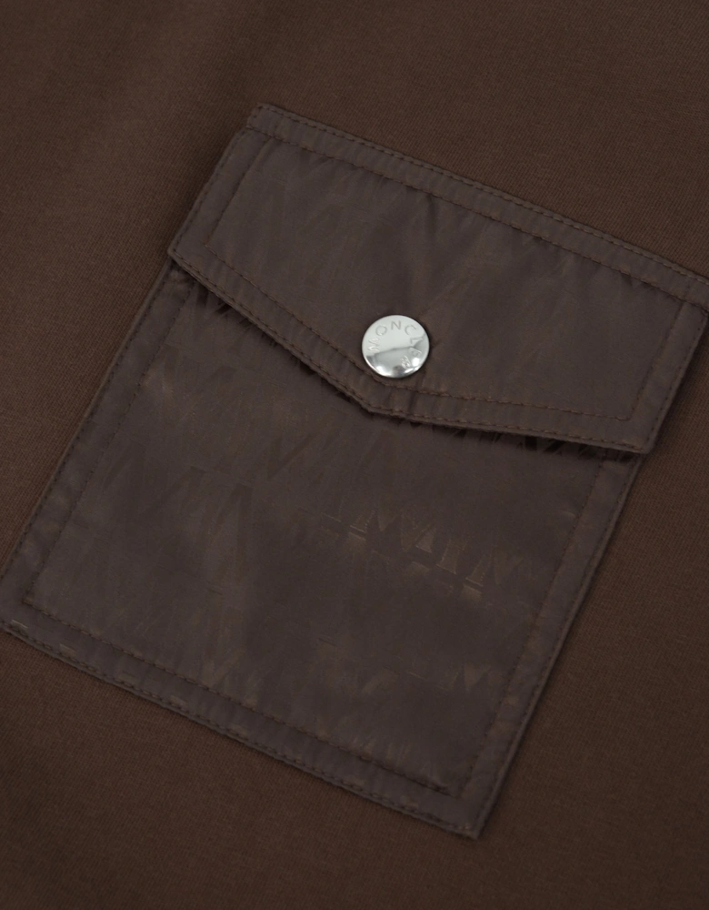 Monogram Pocket T-shirt Brown