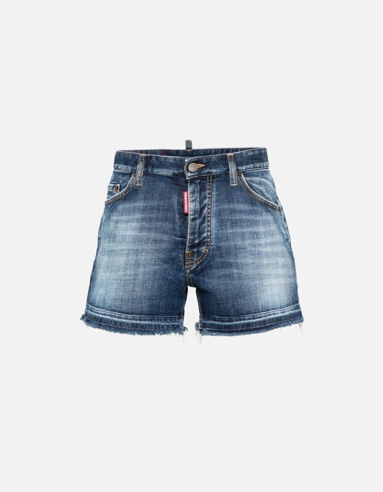 Vintage Denim Shorts Blue