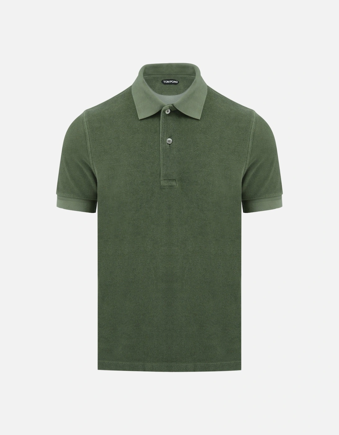 Towelling Polo Shirt Green, 5 of 4