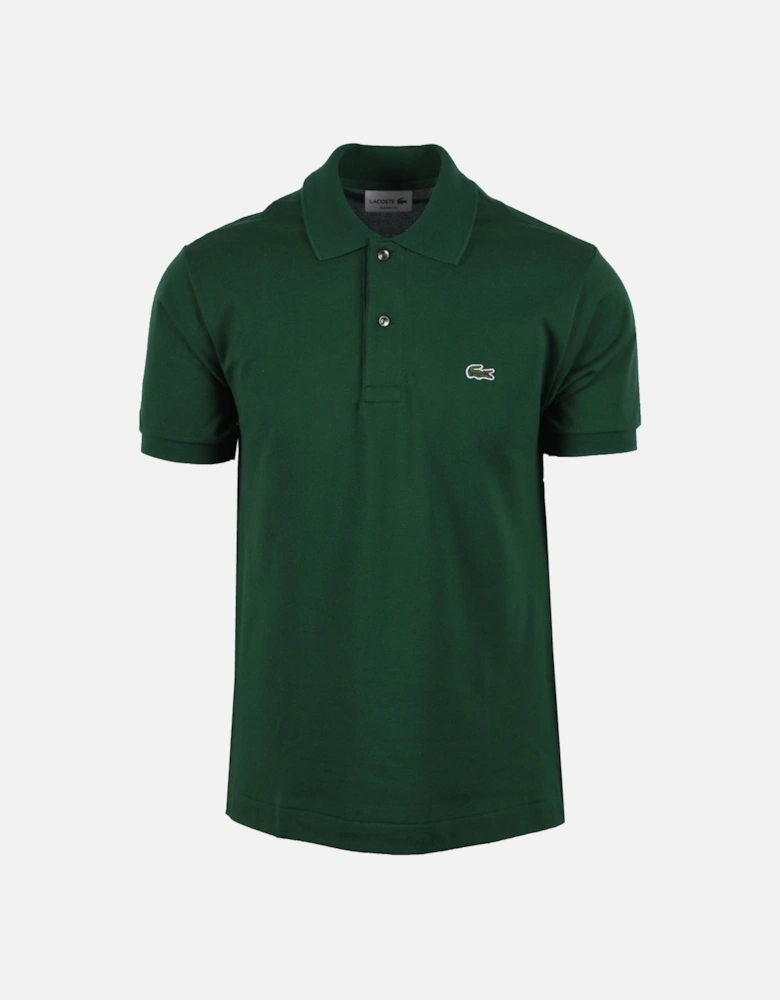 L.12.12 Piqué Cotton Polo Shirt Green