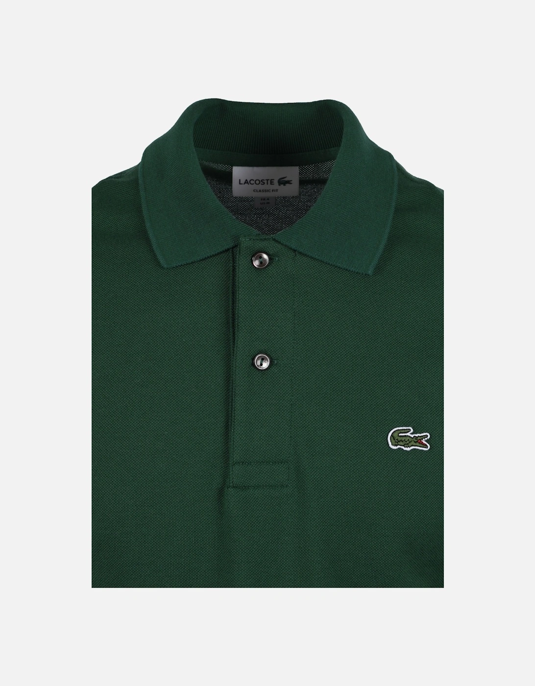 L.12.12 Piqué Cotton Polo Shirt Green
