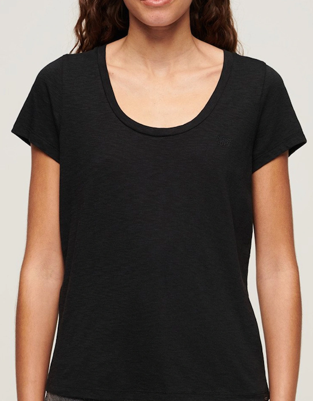 Women's Scoop Neck Tee Black