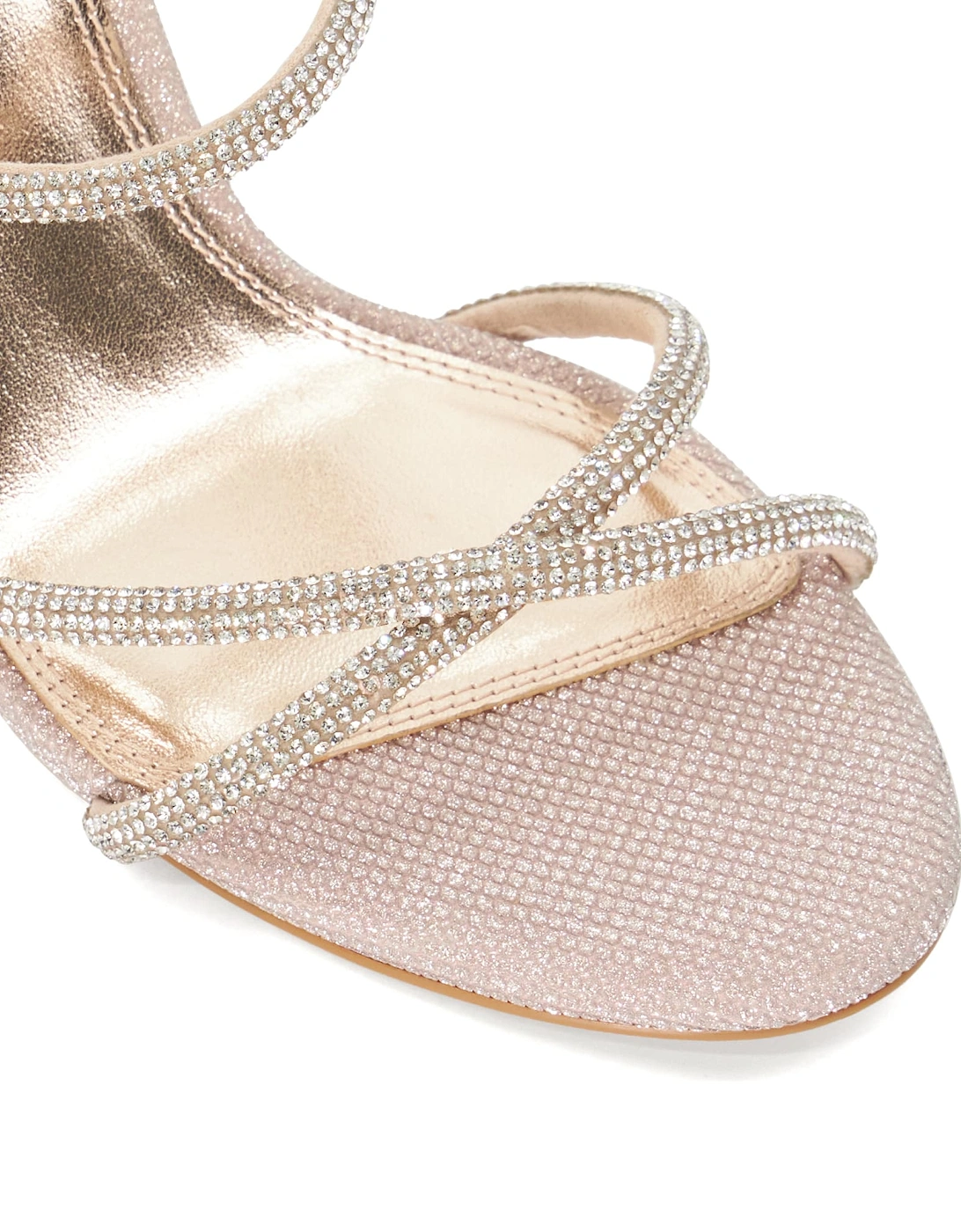 Ladies Miraculous - Embellished Strap High Heel Sandals
