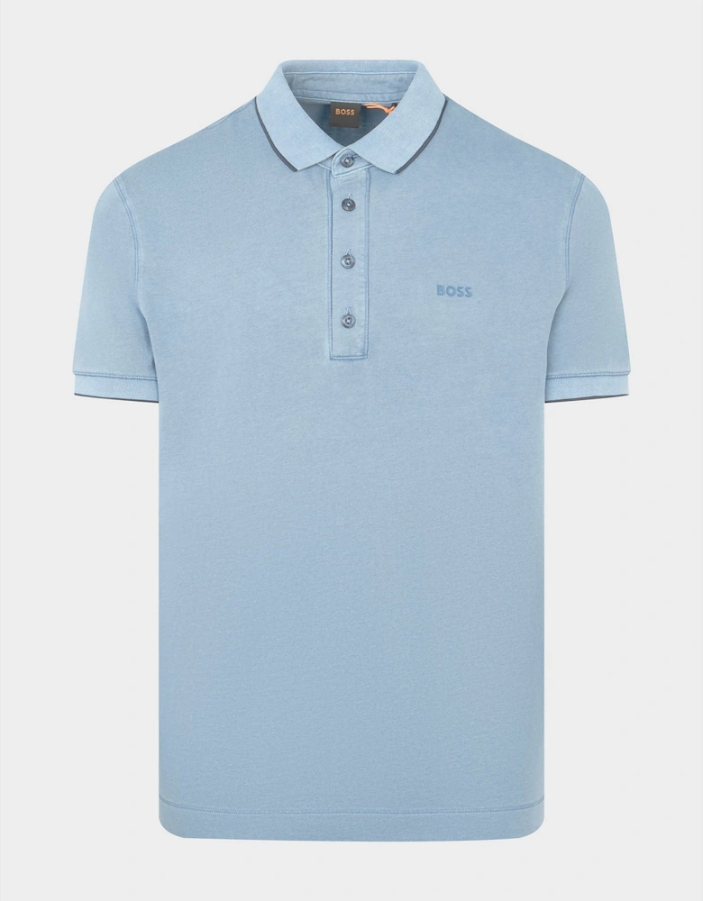 Mens Pestructured Polo Shirt