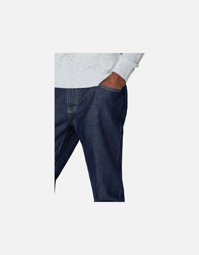 Mens Rinse Straight Jeans