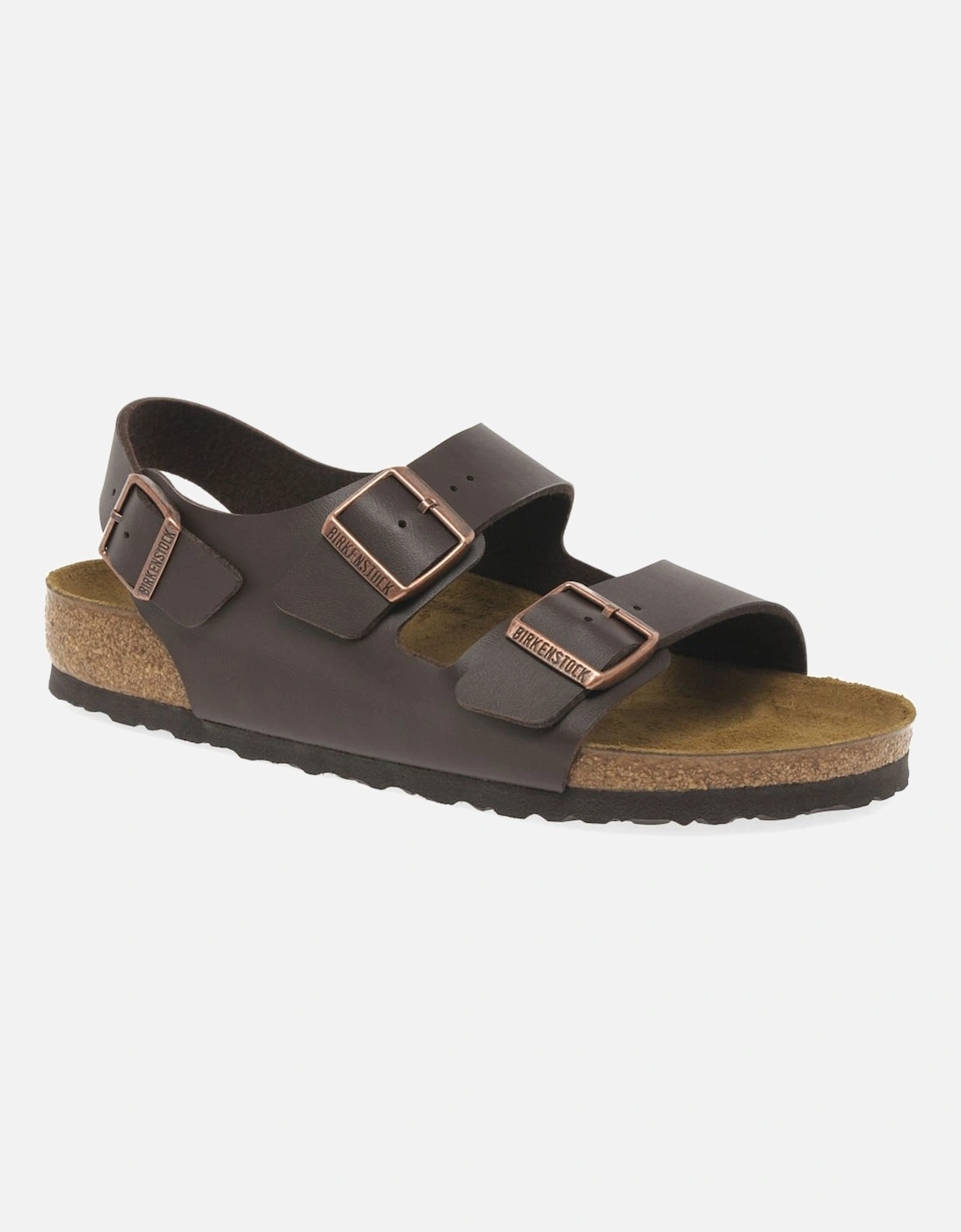 Milano Mens Casual Buckle Sandals, 7 of 6