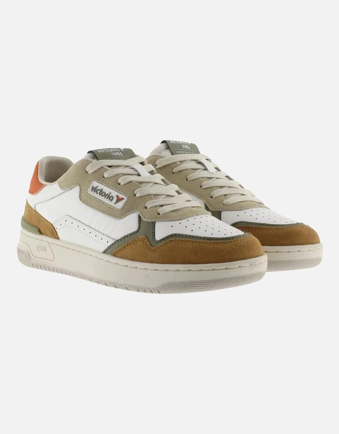 C80 Casual Patch Trainer - Taupe