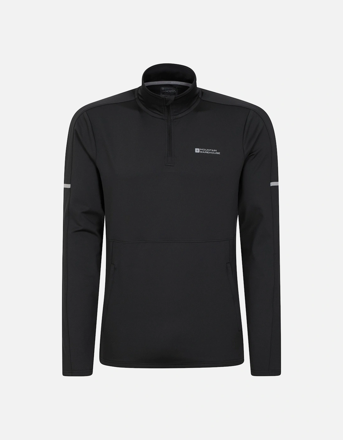 Mens Core Recycled Half Zip Midlayer, 5 of 4