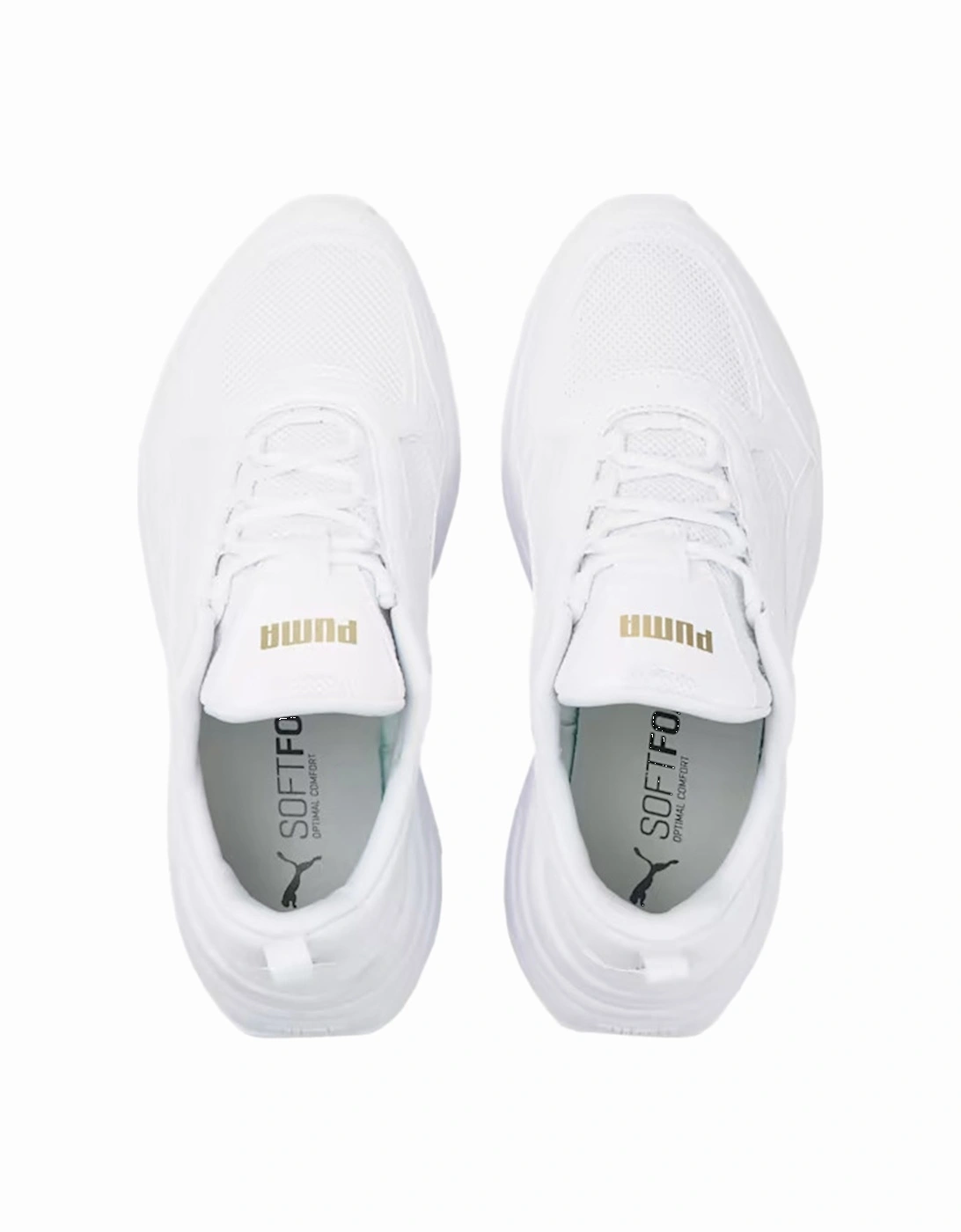 Womens Cassia Trainers (White/Gold)