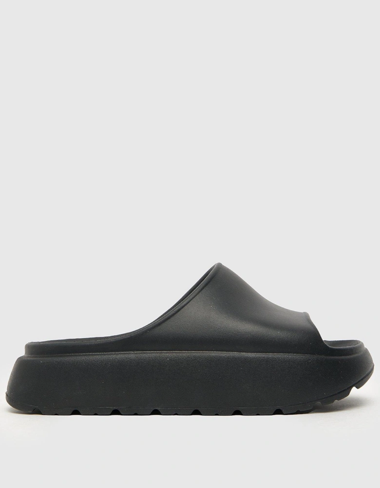 Tatia Chunky Footbed Slider - Black