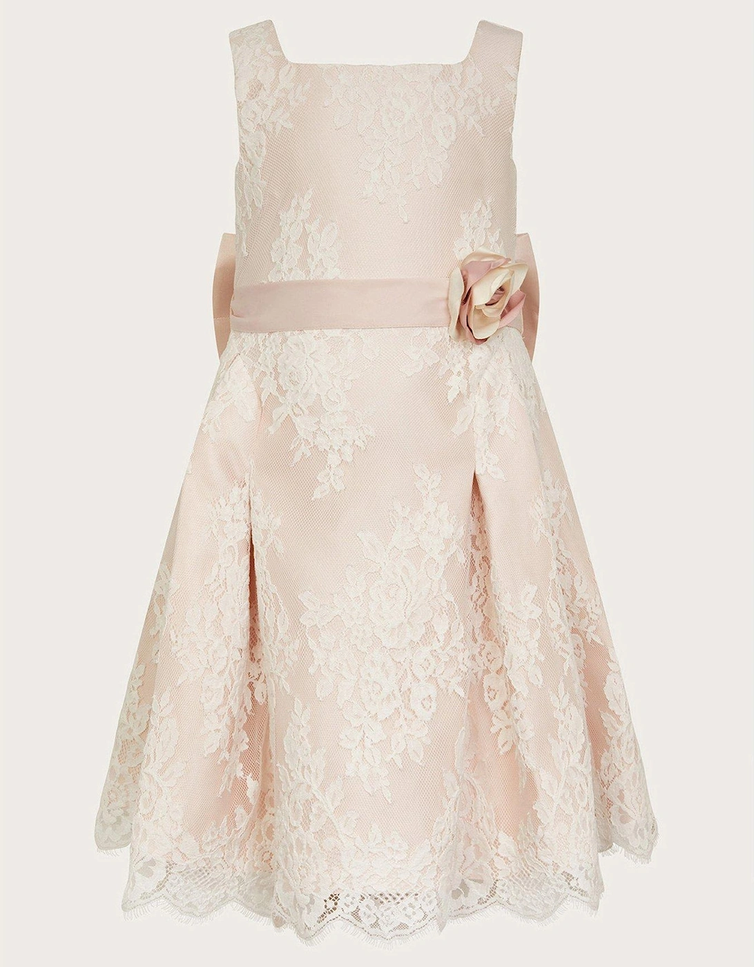 Girls Valeria Lace Dress - Pink, 2 of 1