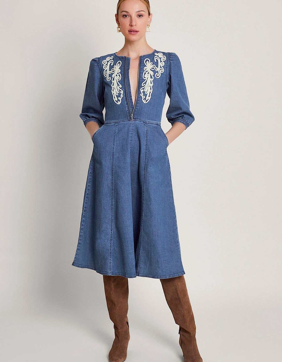 Kaia Cornelli Dress - Blue, 2 of 1