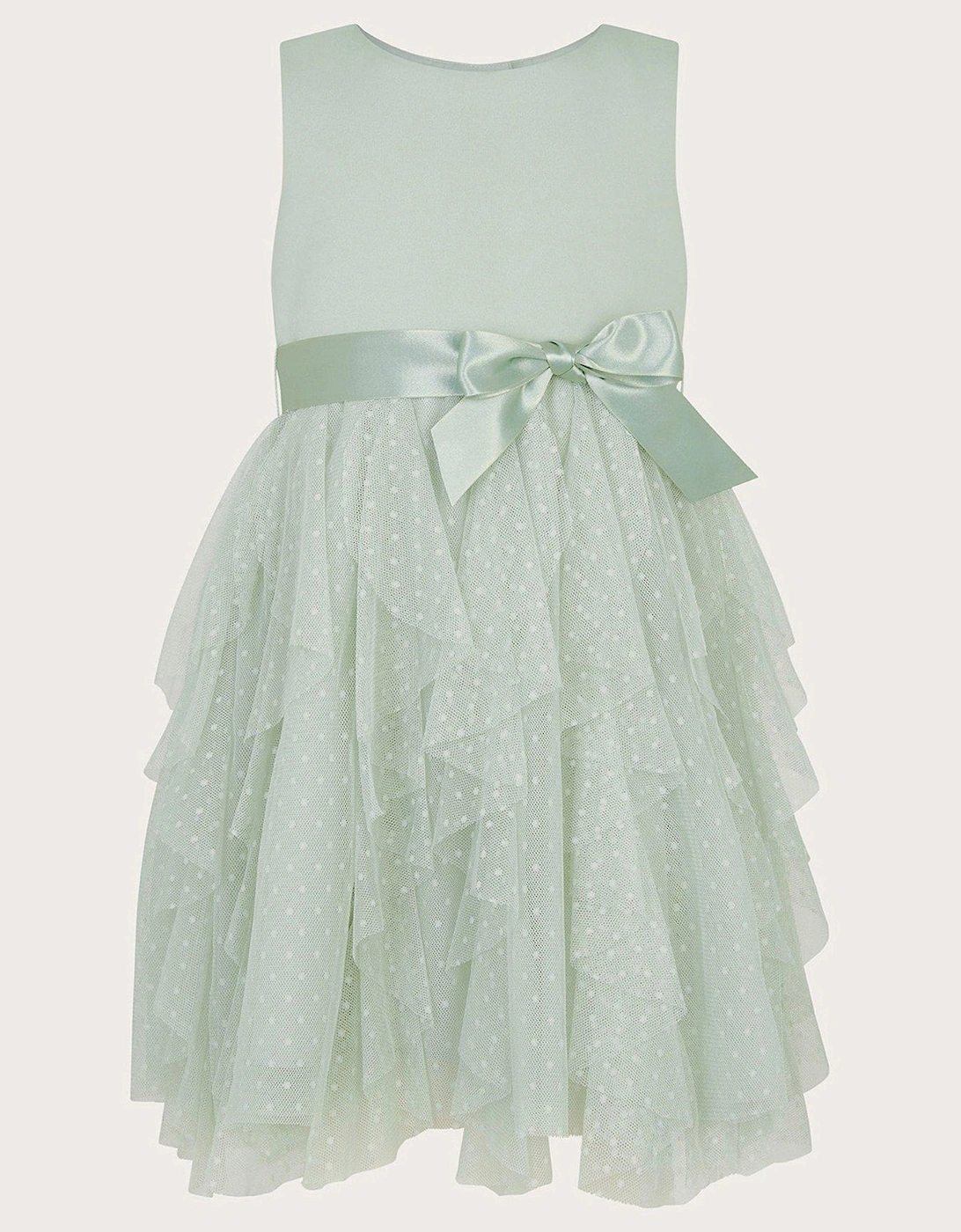 Baby Girls Millie Ruffle Dress - Sage, 2 of 1