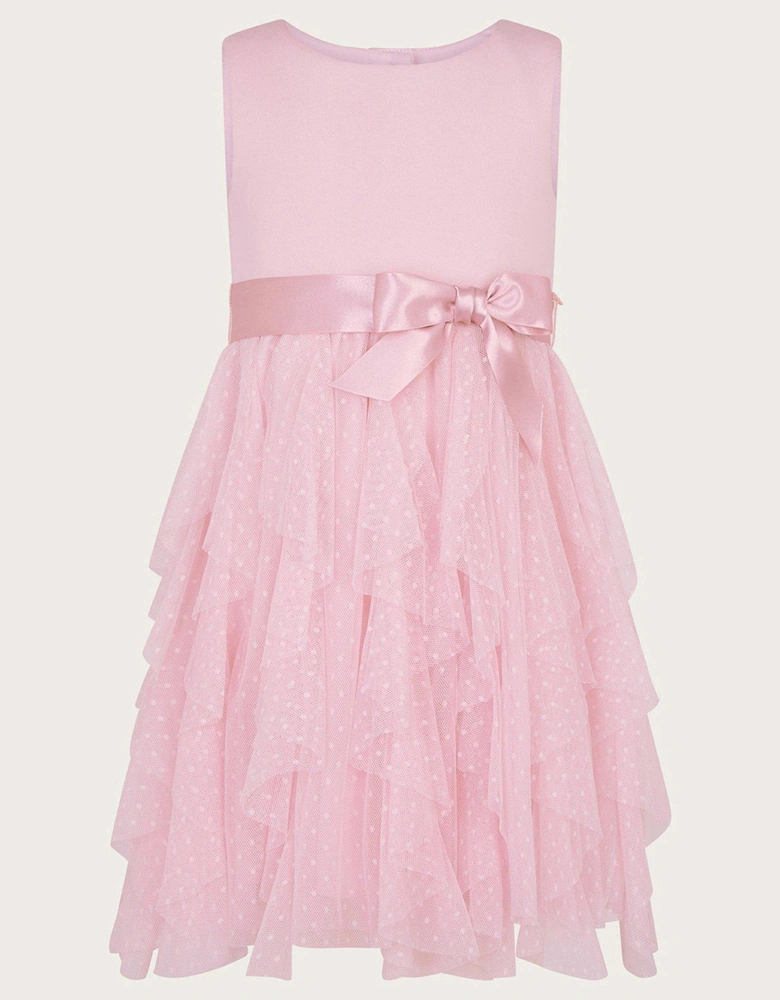 Baby Girls Millie Ruffle Dress - Pink