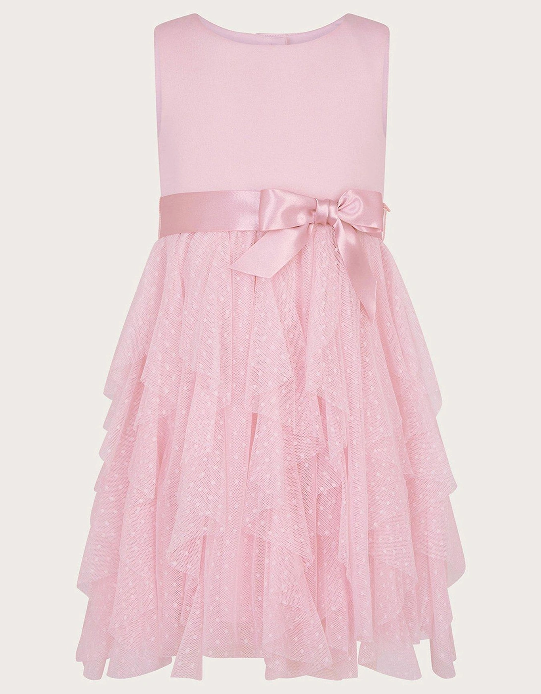 Baby Girls Millie Ruffle Dress - Pink, 2 of 1