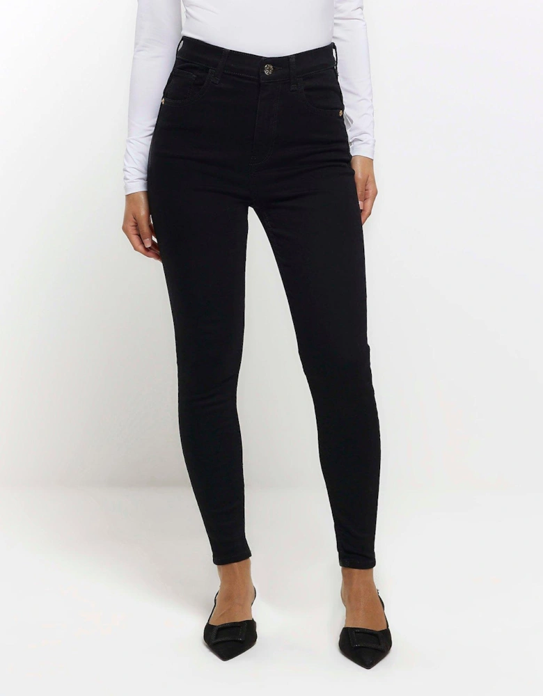 RI Petite Petite Scuplt Skinny Jeans - Black