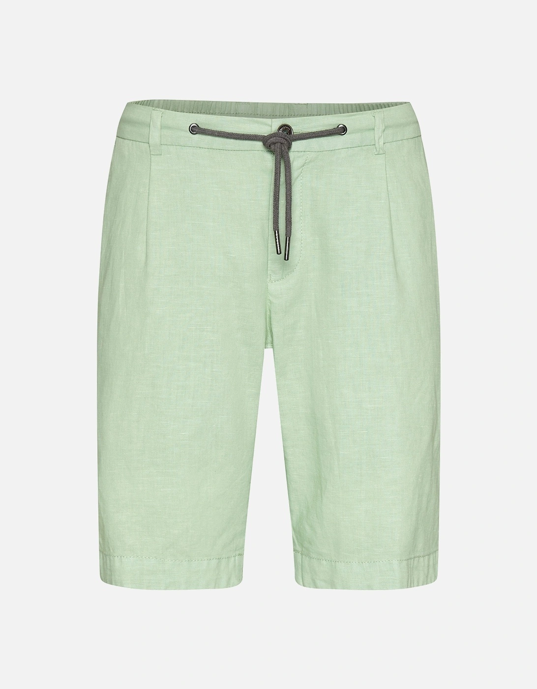 Mens Linen Chino Shorts (Light Green), 9 of 8
