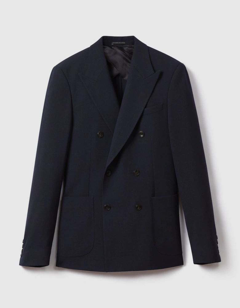 Slim Fit Double Breasted Blazer