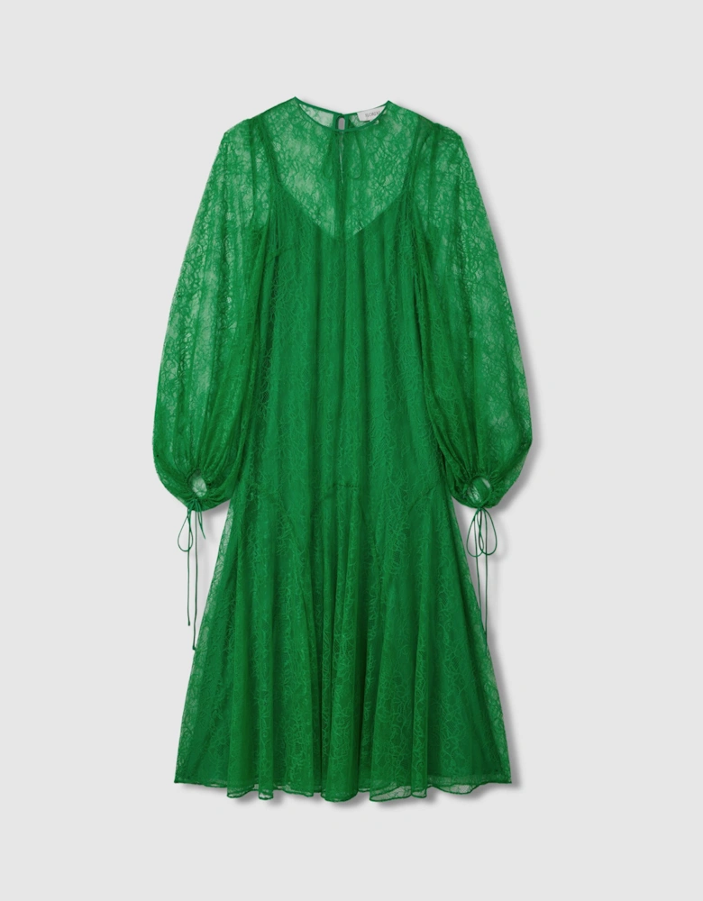 Florere Lace Midi Dress