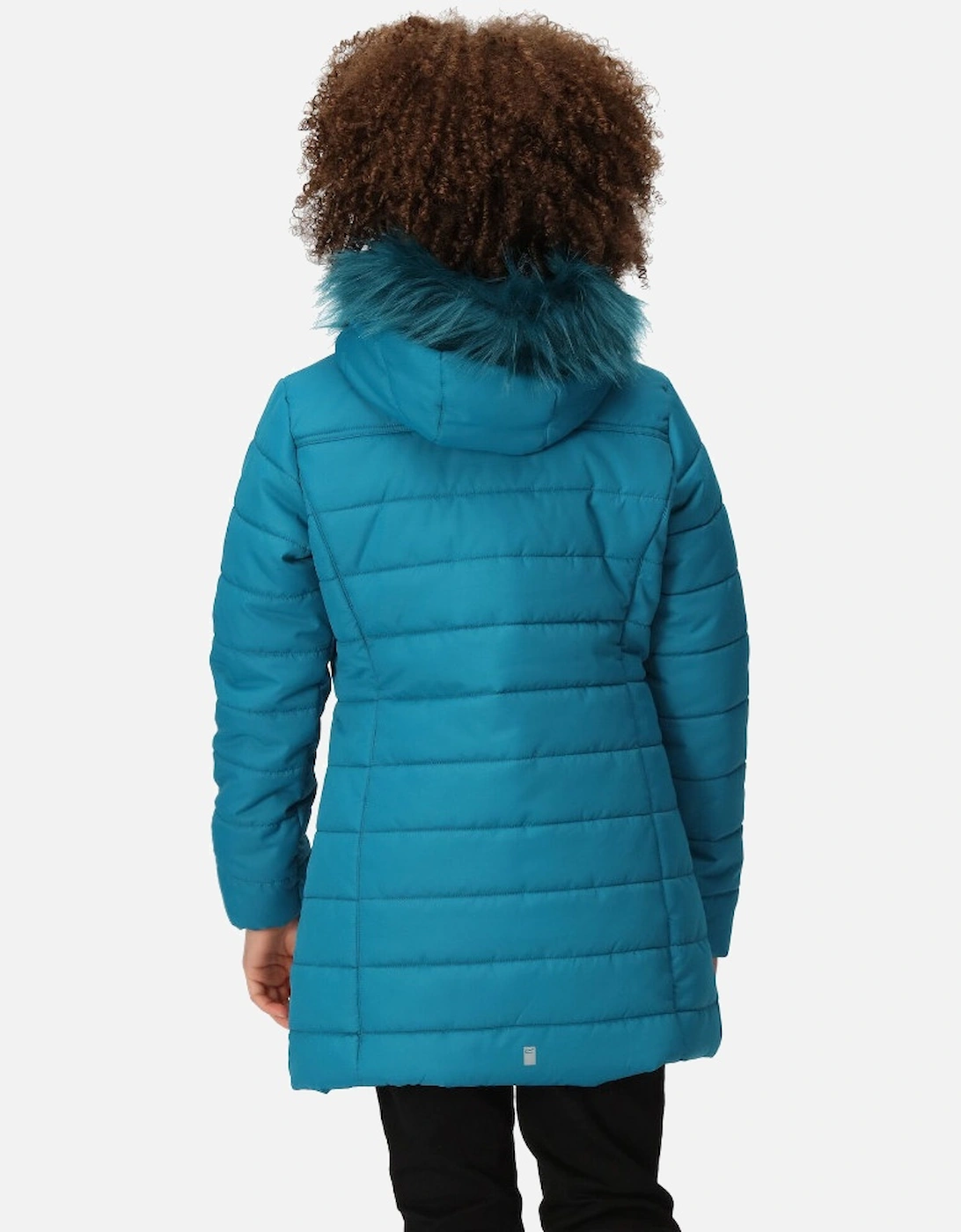 Girls Fabrizia Padded Warm Hooded Parka Jacket