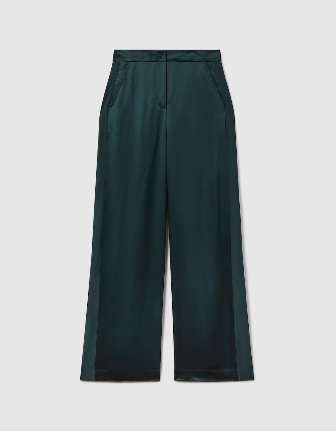 Satin Wide Leg Trousers, 2 of 1