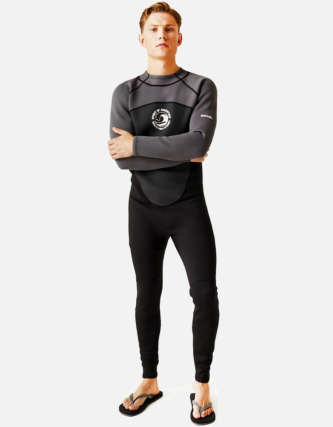 Mens Lightweight Quick Drying Full Wetsuit, 2 of 1