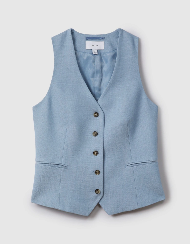 Single Breasted Suit Waistcoat with TENCEL™ Fibers