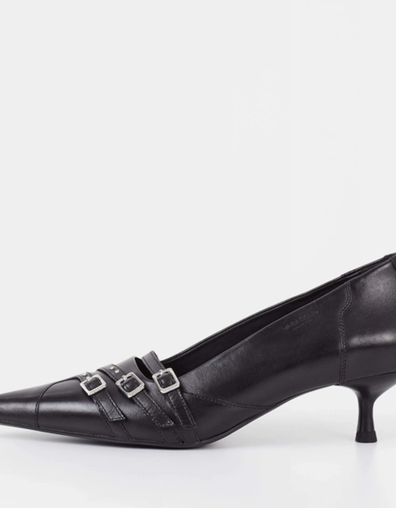 Women's Lykke Leather Kitten Heeled Court Shoes