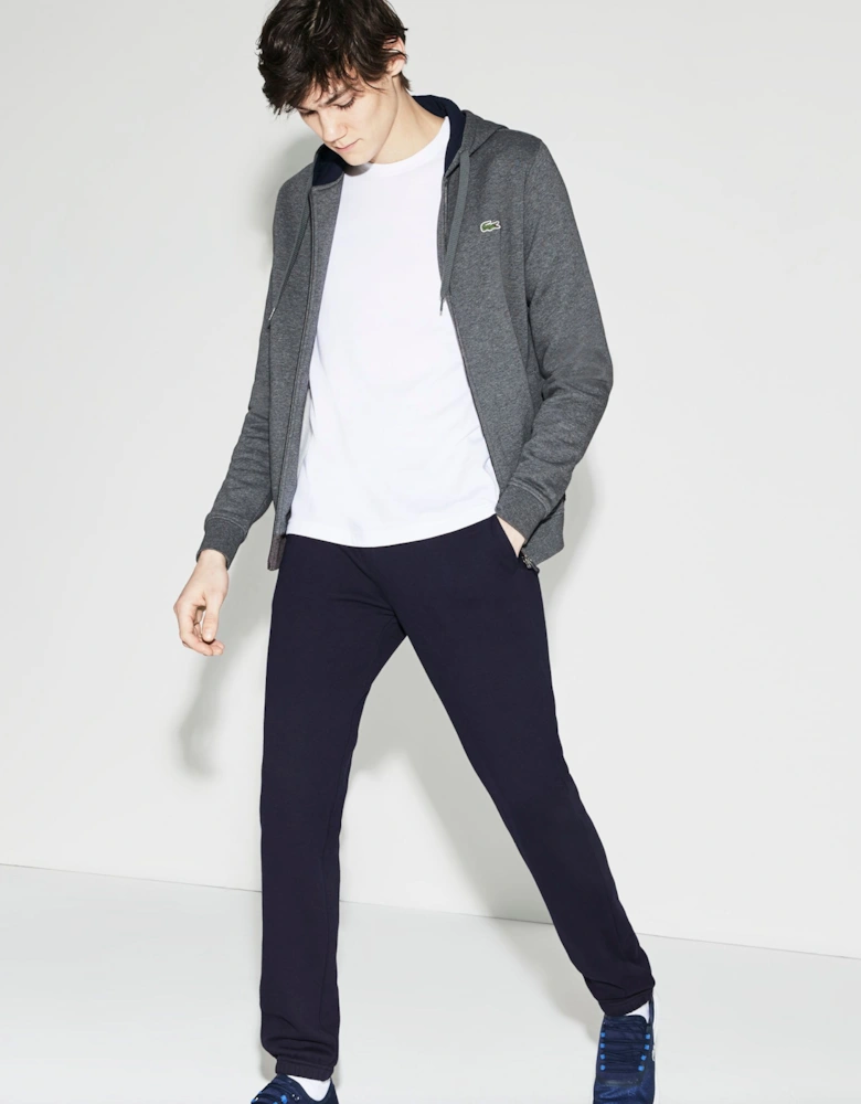Mens Premium Fleece Jog Pants - Mens Side Logo Tracksuit Bottoms