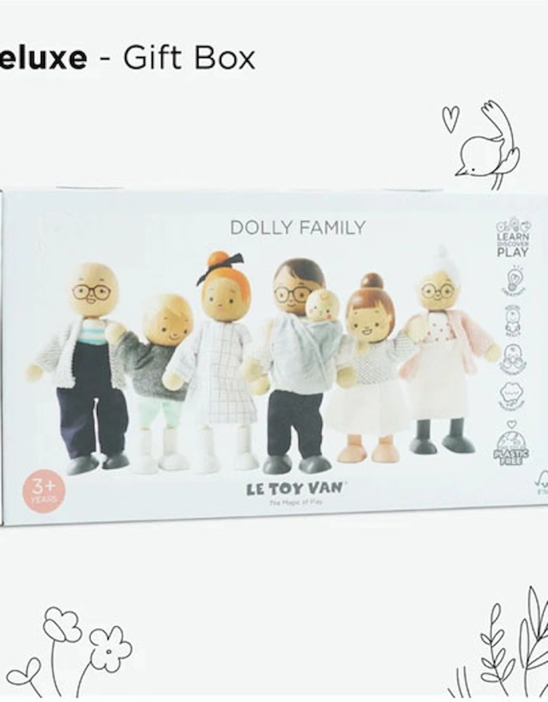 Dolls House Family 7 Piece